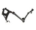 Mechanical Clamp with Arm, 75 x 270mm, Black